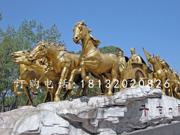 銅馬雕塑,鑄造銅馬,馬雕塑