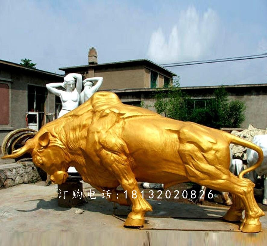 銅牛雕塑,廣場銅雕牛雕塑