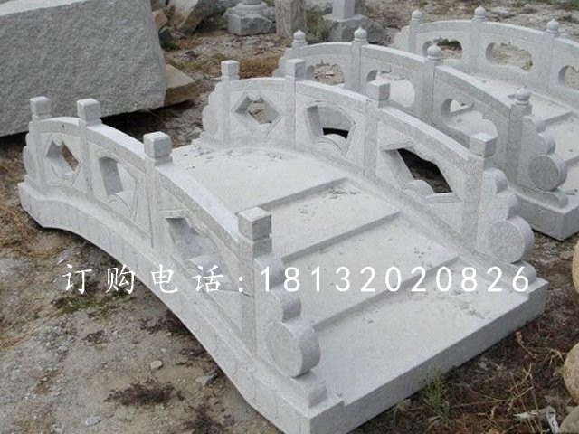 漢白玉小橋雕塑,漢白玉石頭橋