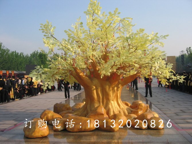玻璃鋼樹木雕塑,仿真樹木雕塑