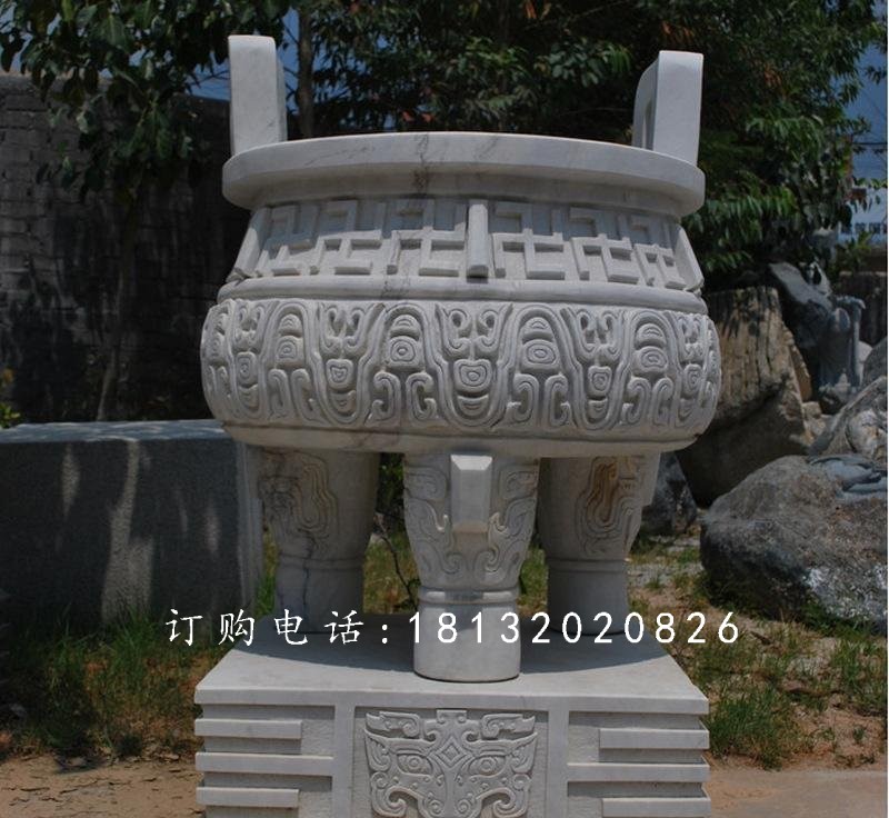 石頭香爐,青石香爐雕塑