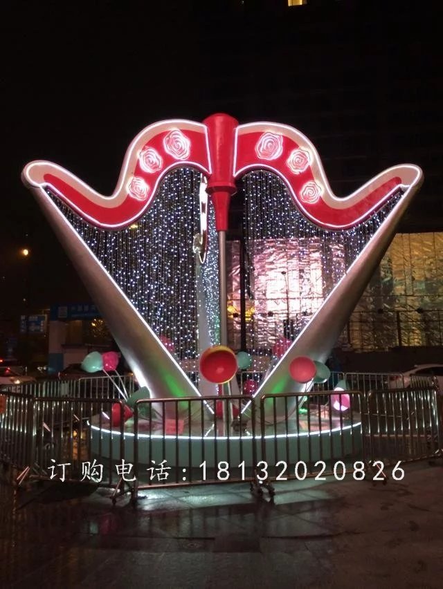 玻璃鋼樂器雕塑,景觀玻璃鋼雕塑 (2)