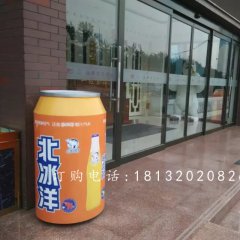 玻璃鋼易拉罐，仿真玻璃鋼雕塑