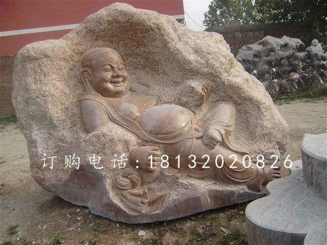 彌勒佛石雕,石材佛像雕塑
