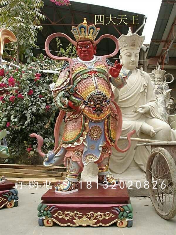 玻璃鋼四大天王,玻璃鋼彩繪雕塑 (1)
