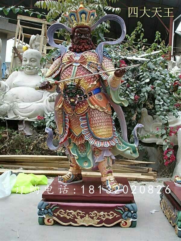 玻璃鋼四大天王,玻璃鋼彩繪雕塑 (2)
