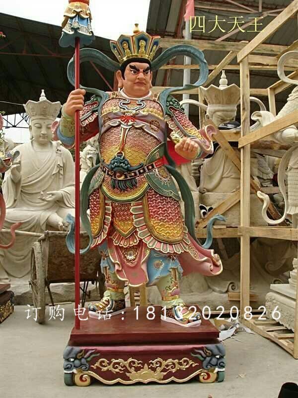 玻璃鋼四大天王,玻璃鋼彩繪雕塑 (4)