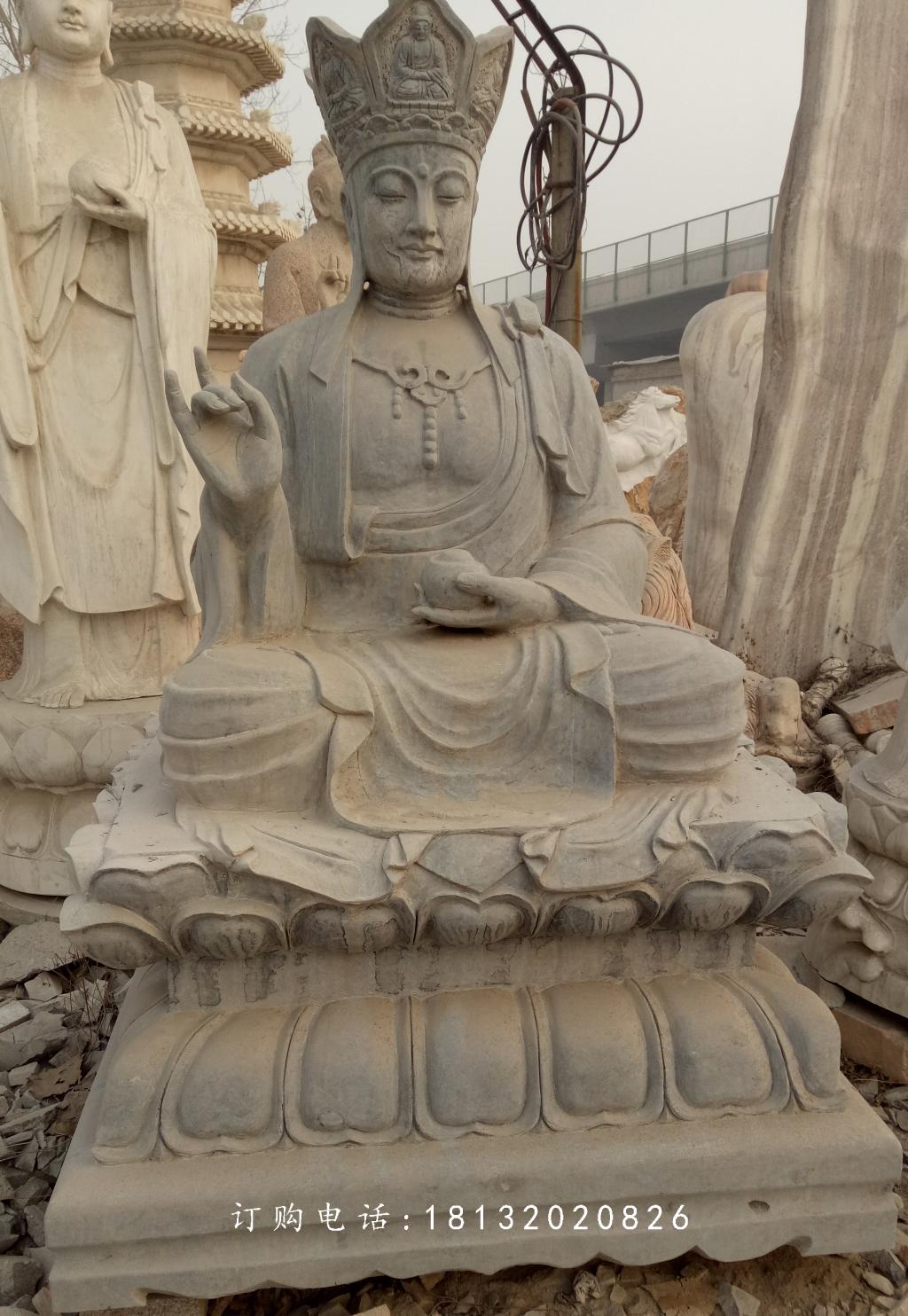 青石地藏王,地藏菩薩雕塑