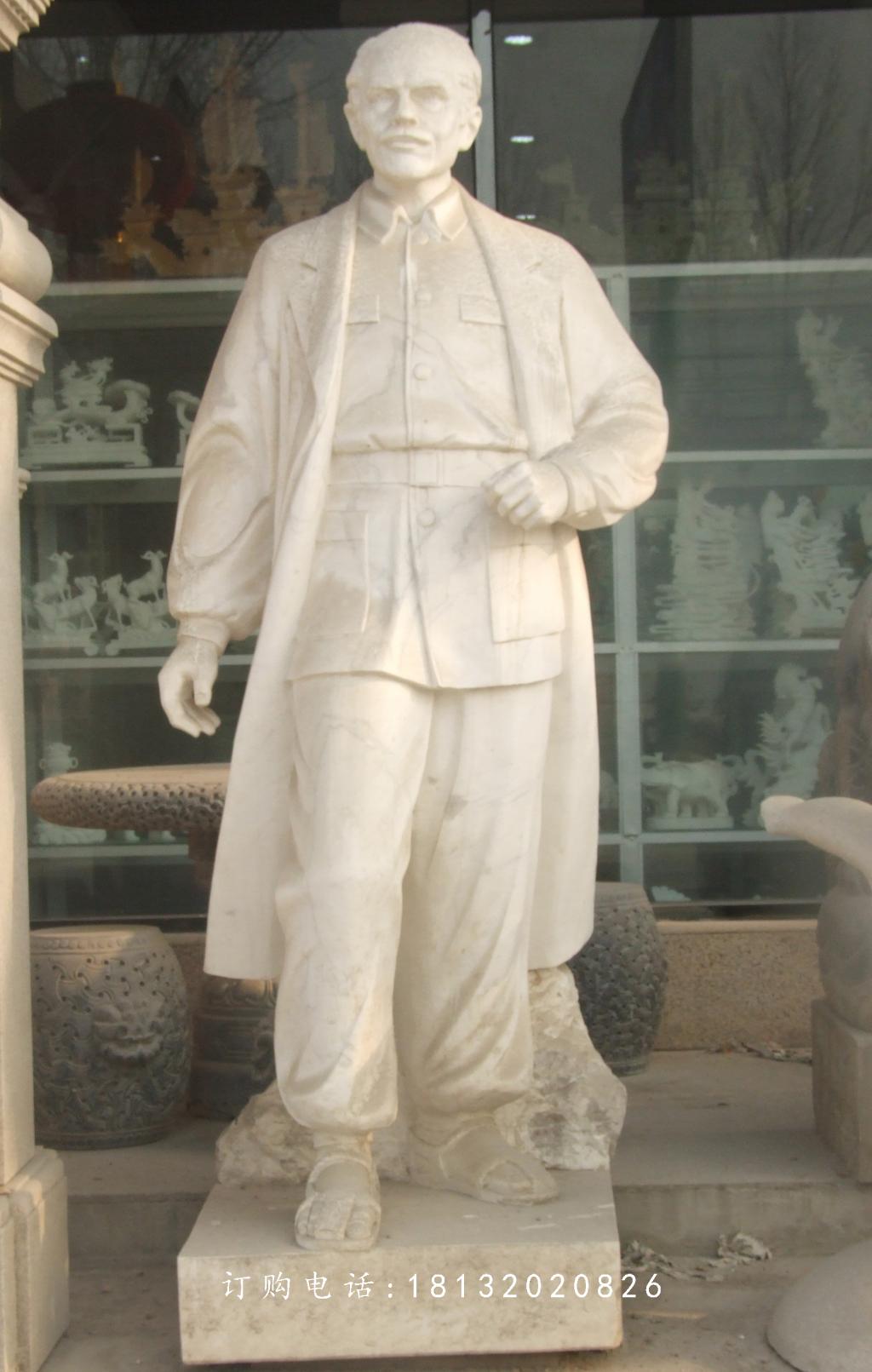 白求恩石雕,大理石醫院名人雕塑1