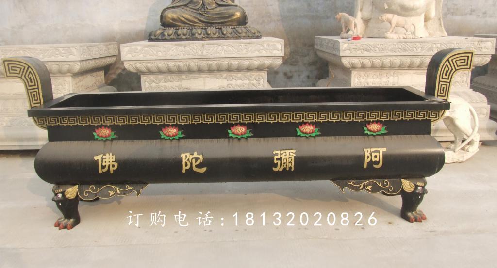 寺廟銅香爐,方形銅香爐1