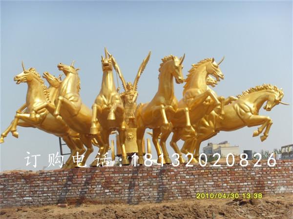 八匹馬銅雕,阿波羅銅雕,阿波羅戰車銅雕