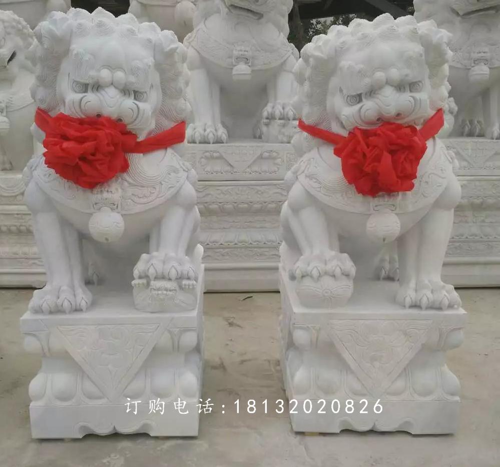北京獅,漢白玉獅子雕塑