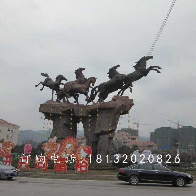奔馬銅雕,廣場(chǎng)銅馬雕塑