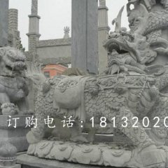 麒麟石雕，青石神獸石雕