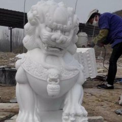 北京獅石雕，漢白玉獅子石雕