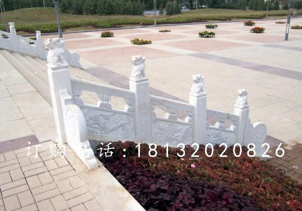 欄板石雕,漢白玉欄板欄桿