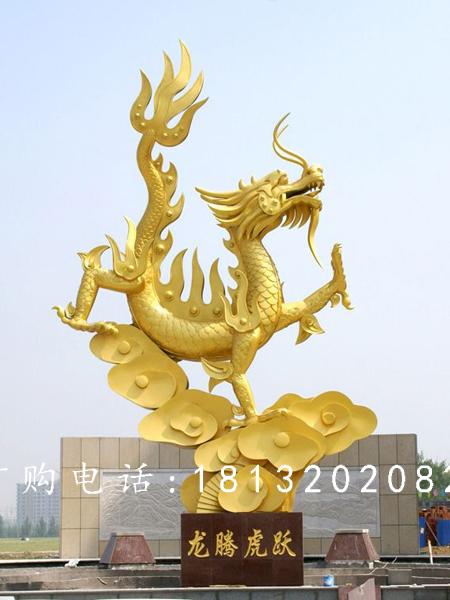 不銹鋼龍騰虎躍雕塑,廣場(chǎng)不銹鋼雕塑