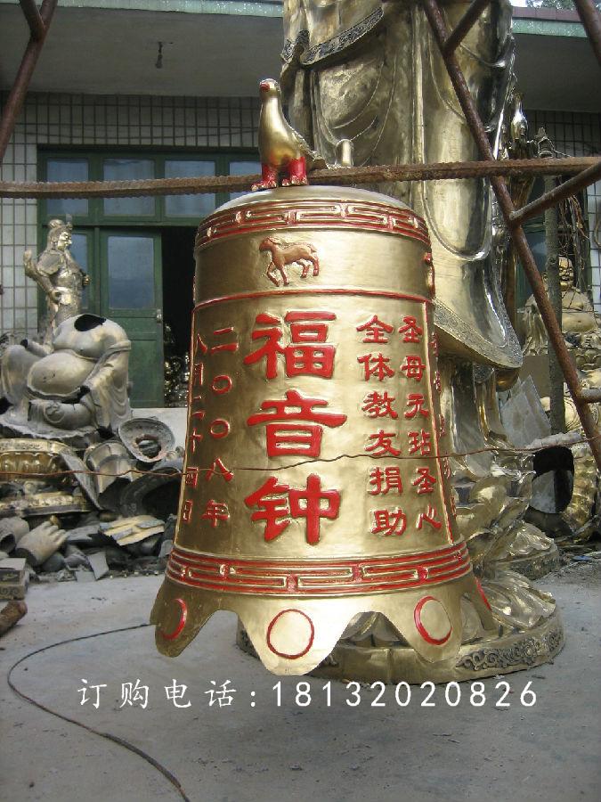 寺廟銅鐘,福音鐘銅雕
