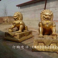北京獅銅雕,廣場(chǎng)銅獅子雕塑