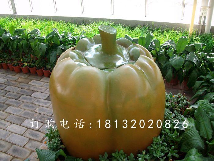 玻璃鋼柿子椒雕塑,玻璃鋼蔬菜雕塑