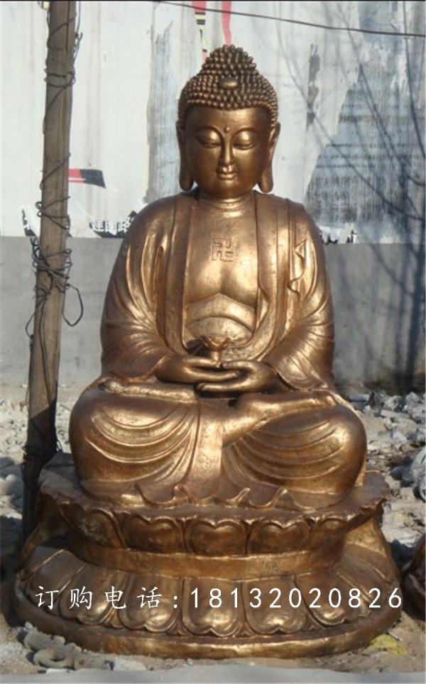 釋迦牟尼佛銅雕,寺廟銅佛像