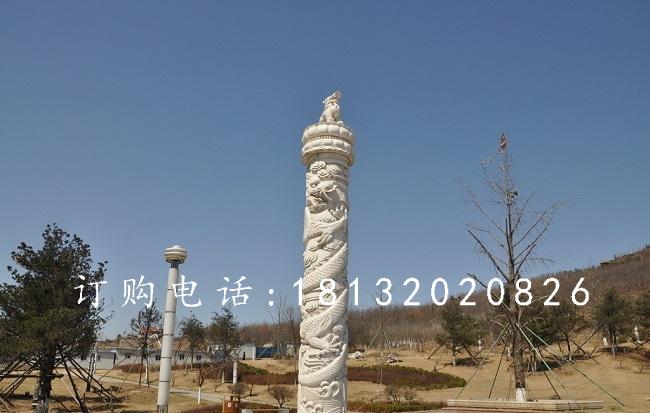 漢白玉龍柱石雕,廣場華表石雕