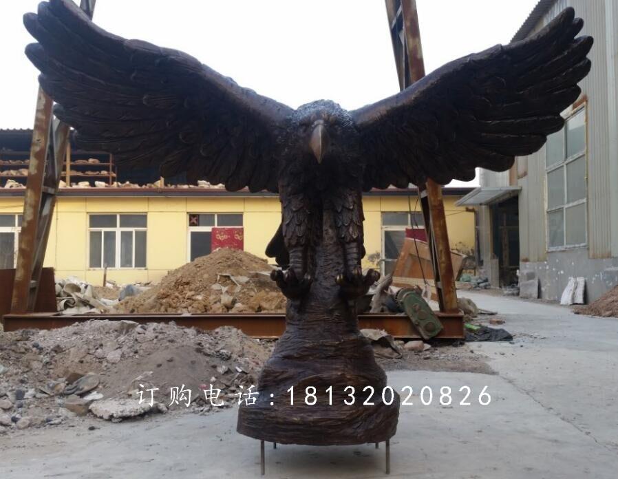 雄鷹展翅銅雕,廣場(chǎng)銅雕鷹 (2)
