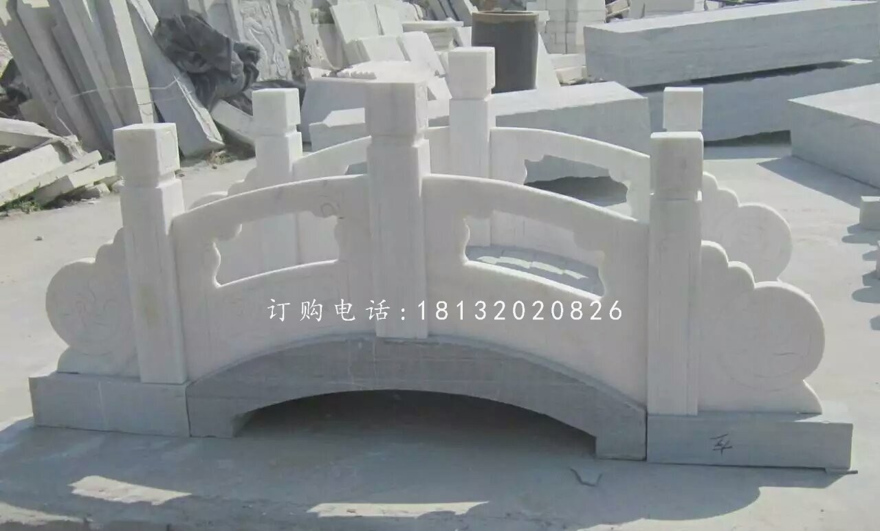 漢白玉石小橋雕塑 ,公園石橋雕塑