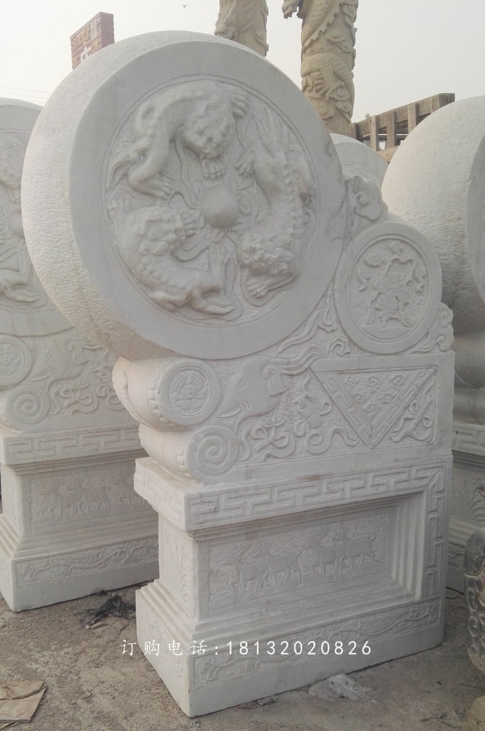 石雕門墩,抱鼓石 (1)