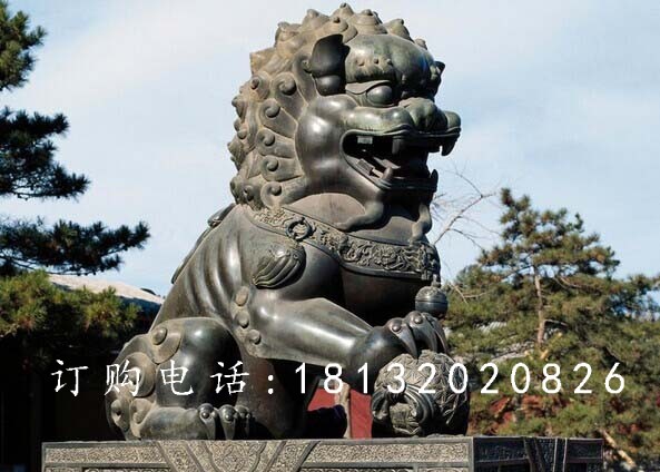 戲球獅銅雕,廣場(chǎng)青銅獅 (1)
