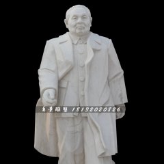 鄧小平石雕，廣場漢白玉偉人雕塑