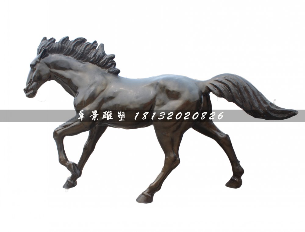 奔跑的馬雕塑,廣場銅雕馬 (3)