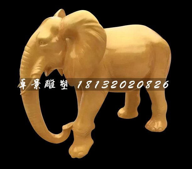 玻璃鋼大象雕塑,玻璃鋼仿真象雕塑