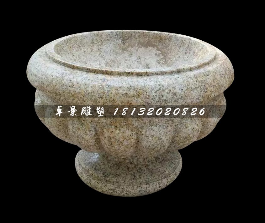 花盆石雕,砂巖花盆石雕