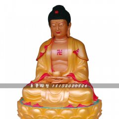 玻璃鋼佛像雕塑，如來佛雕塑