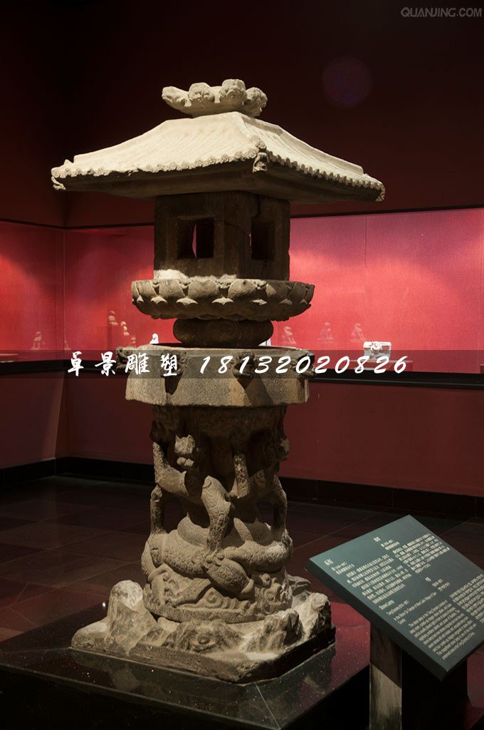 石燈雕塑,古代宮燈石雕