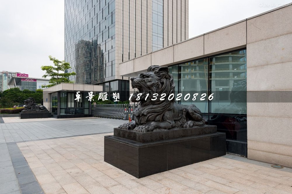 匯豐獅銅雕,銀行門口銅獅子