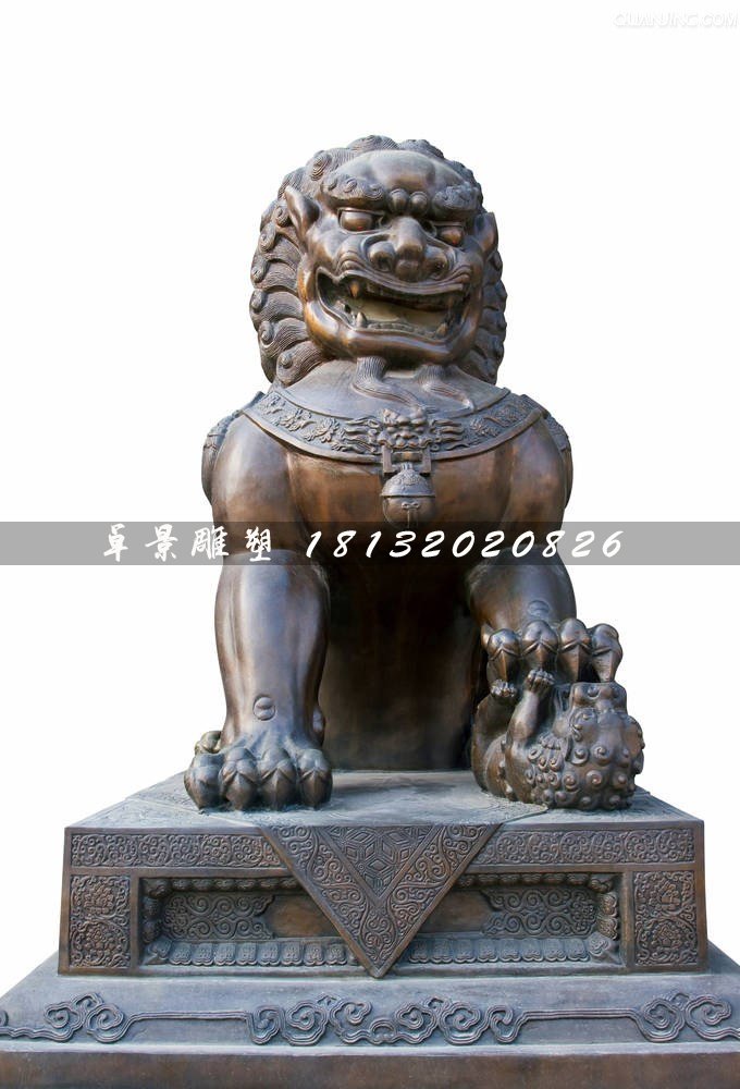 北京獅銅雕,銅獅子雕塑 (2)