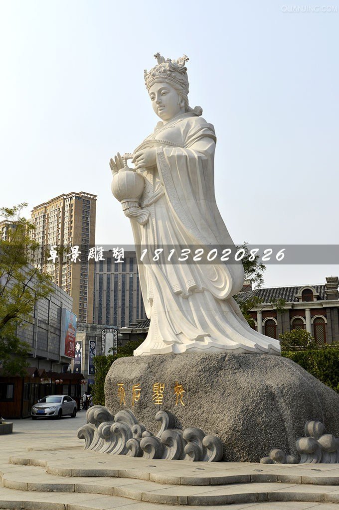媽祖石雕,漢白玉神仙石雕 (1)