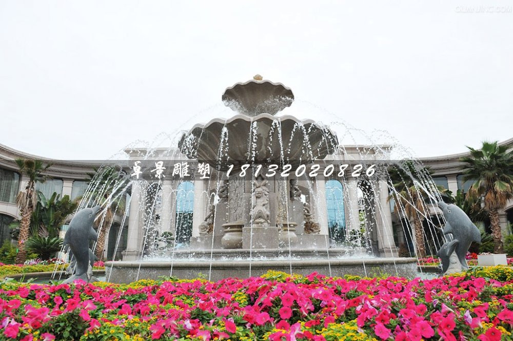 噴泉石雕,公園歐式噴泉石雕