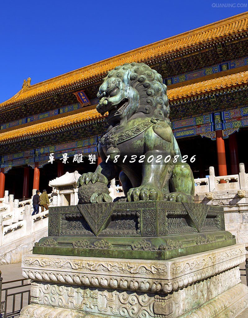 青銅獅雕塑,北京獅雕塑