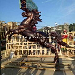 立馬銅雕,廣場動物銅雕