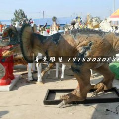 恐龍雕塑,玻璃鋼仿真動物雕塑