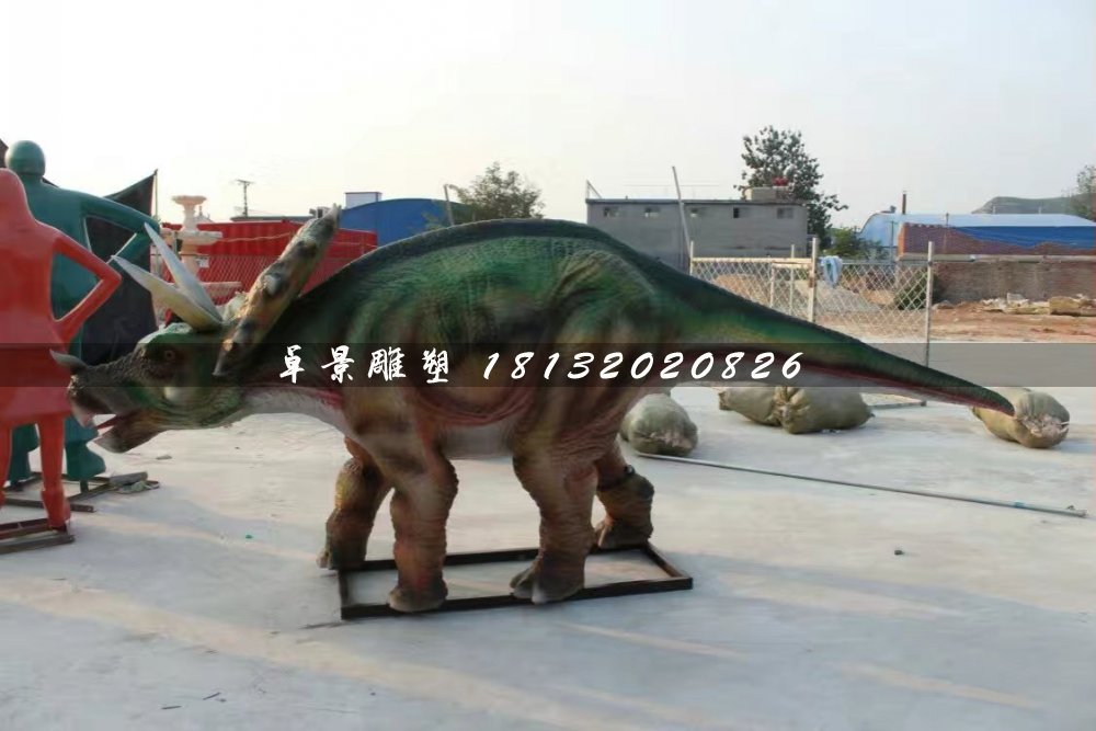 恐龍雕塑,玻璃鋼仿真動物雕塑 (4)