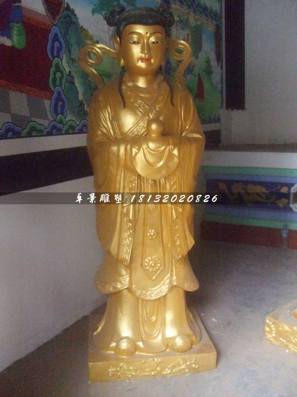 龍女銅雕,寺廟神仙銅雕