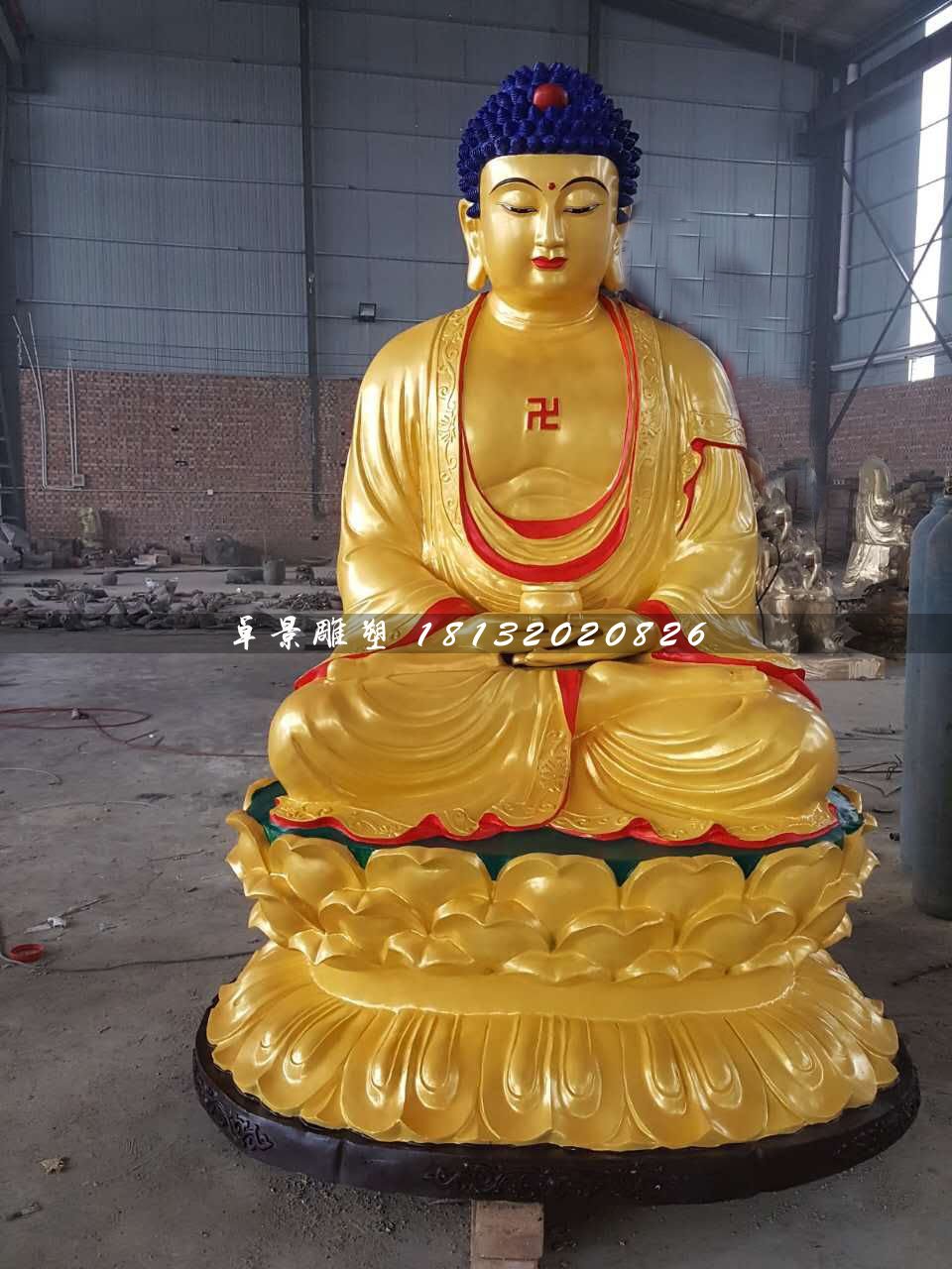 如來佛銅雕,坐式銅佛像