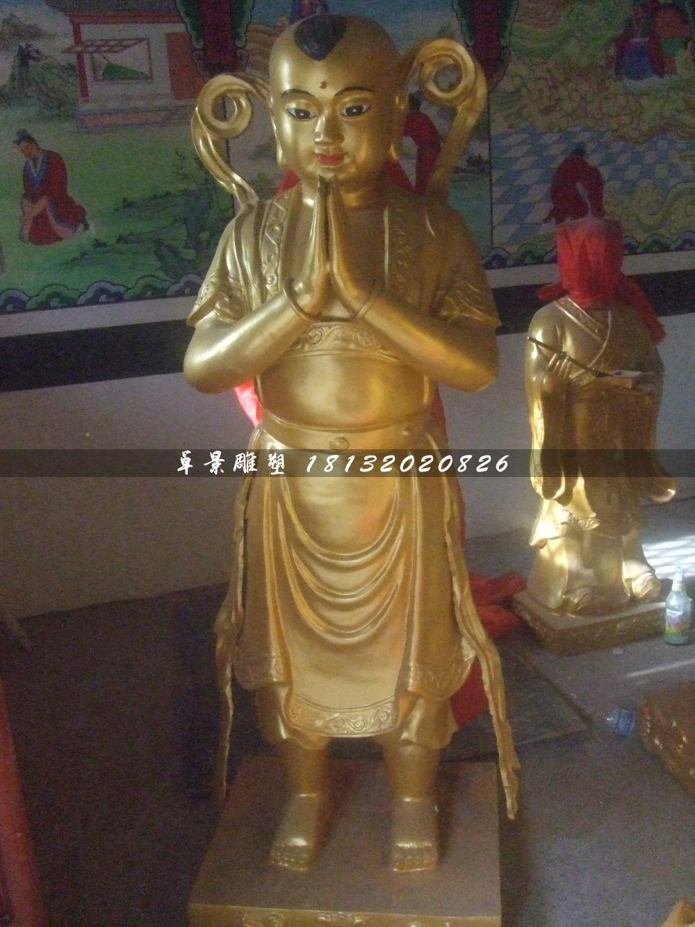 善財童子銅雕,寺廟神仙銅雕 (2)