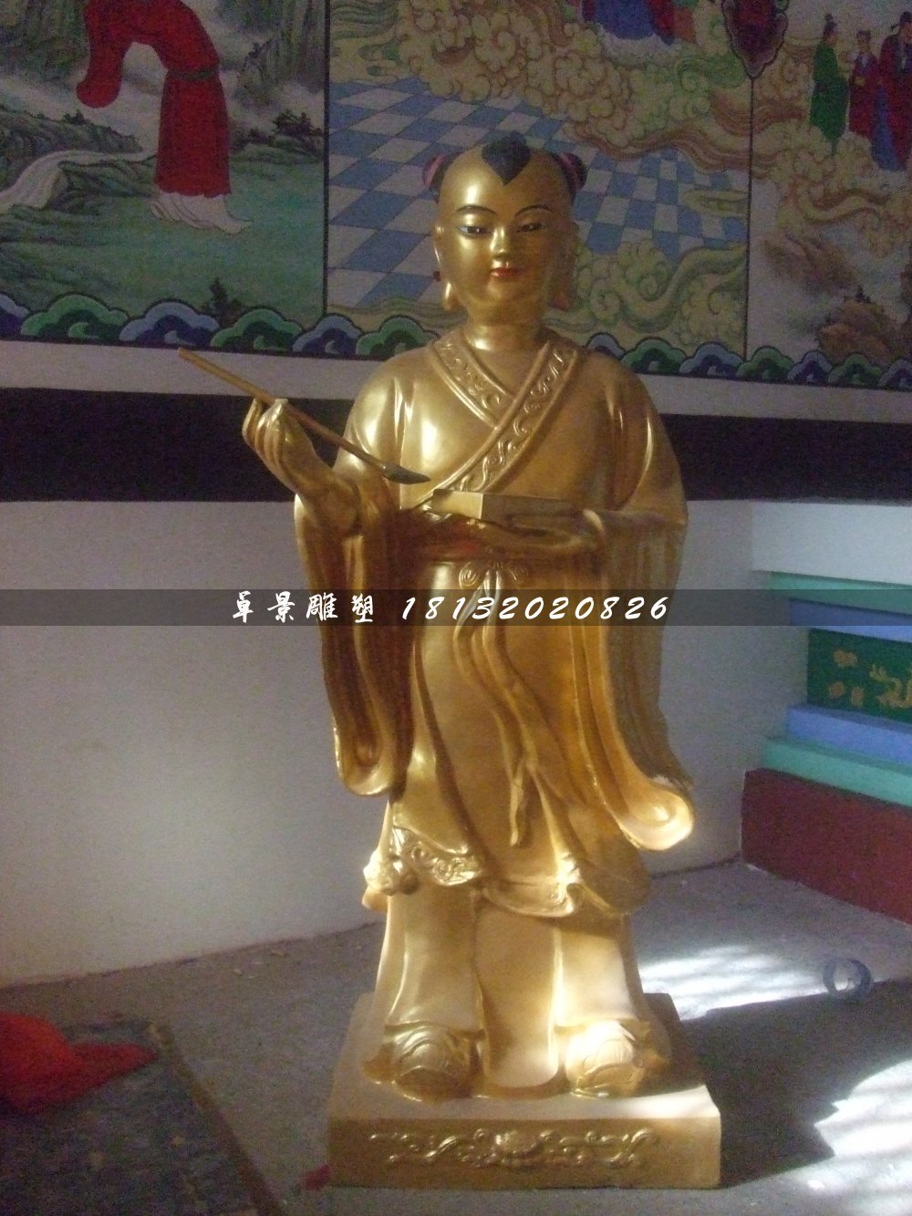 善財童子銅雕,寺廟神仙銅雕 (1)