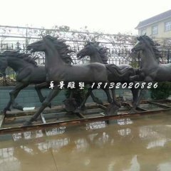 奔馬銅雕,公園動物銅雕