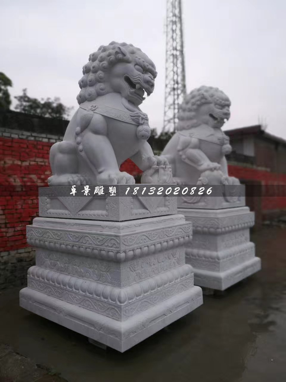 大型獅子石雕,北京獅石雕 (2)